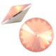 Rivoli 1122 - 12 mm point back rhinestone Peach opal